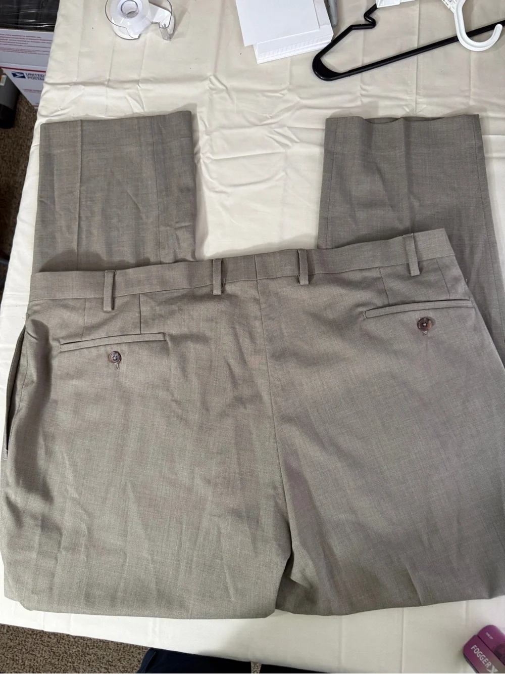 Ralph Lauren Men's Flat-Front Shorts in Taupe